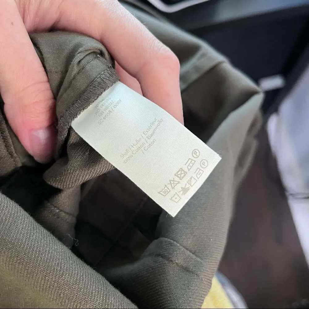 Boden Olive Denim Jumpsuit